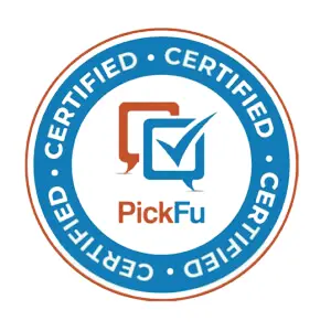 pickfu certified 2025